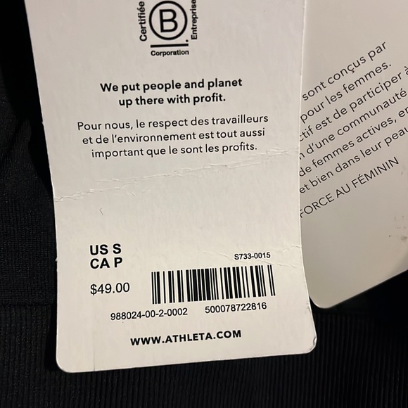 NWT Athleta Renew Bra A-C size S - Picture 7 of 7